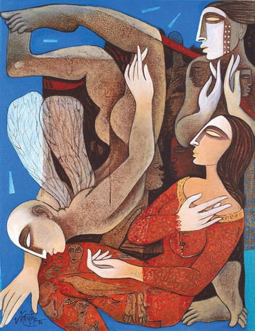 Fantasia 31|Ram Viranjan- Acrylic on Canvas, 2010, 30 x 24 inches