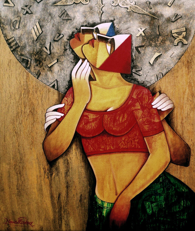 Life 80|Nawal Kishore- Acrylic on Canvas, 2014, 42 x 36 inches