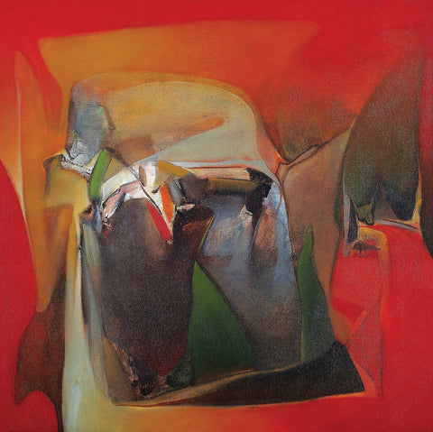 Nature II|Shrikant Lalasaheb Kadam- Acrylic on Canvas, 2013, 36 x 36 inches