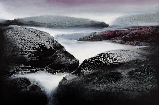 Rockspace 2|Vinod Sharma- Oil on Canvas, 2014, 24 x 36 inches