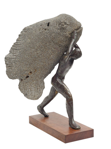Stone Fish|Debasish Kulay- Ceramic, 2016, 4 x 12 x 4 inches