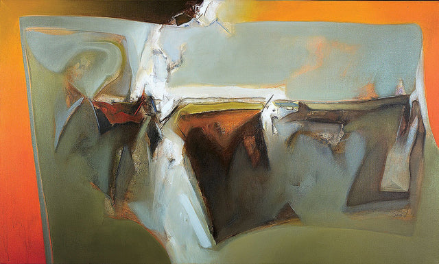 Nature IV|Shrikant Lalasaheb Kadam- Acrylic on Canvas, 2013, 36 x 60 inches