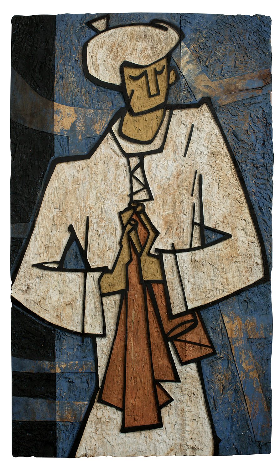 Performer 303|S. Mark Rathinaraj- Wood Carving, , 30 x 18 inches