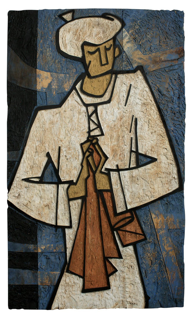 Performer 303|S. Mark Rathinaraj- Wood Carving, , 30 x 18 inches