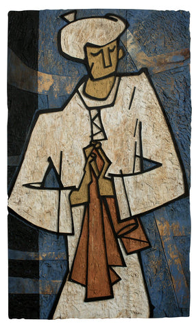 Performer 303|S. Mark Rathinaraj- Wood Carving, , 30 x 18 inches