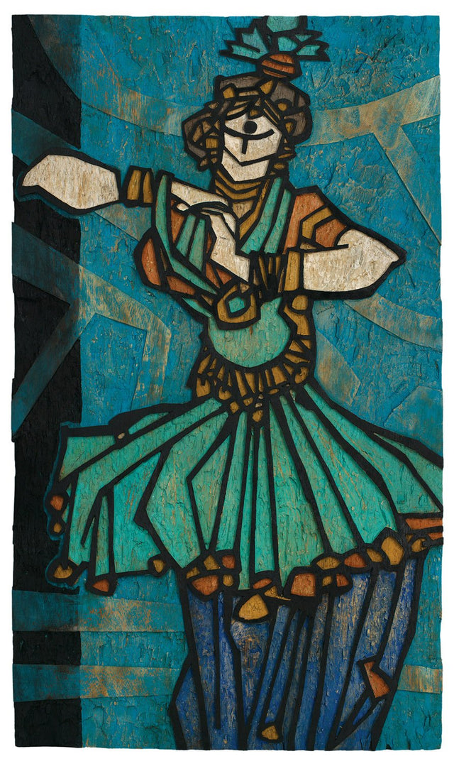 Performer 304|S. Mark Rathinaraj- Wood Carving, , 30 x 18 inches