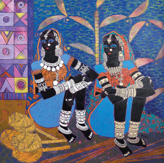 Serene Harmony 46|Anuradha Thakur- Acrylic on Canvas, 2013, 36 x 36 inches