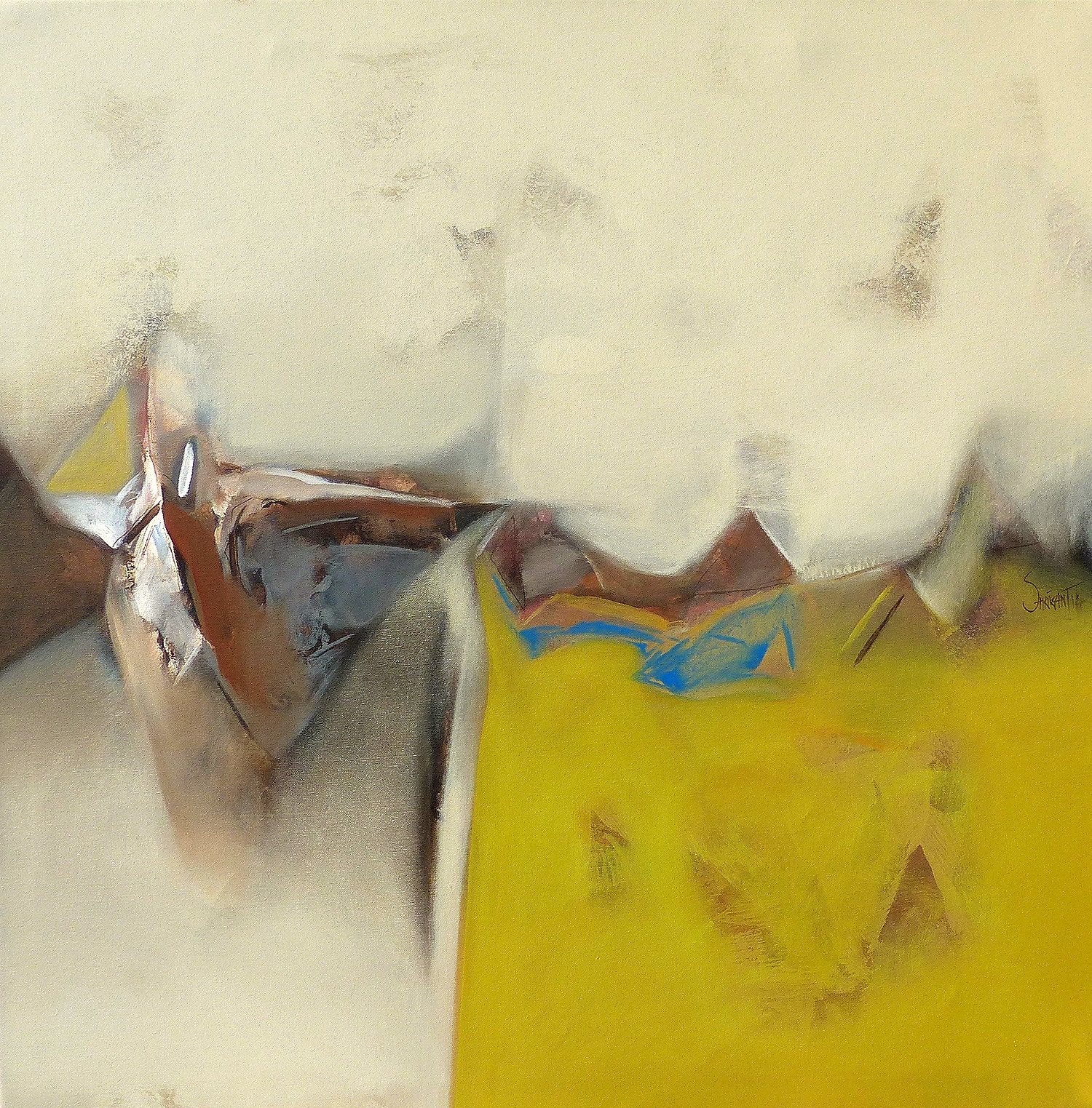 Nature X|Shrikant Lalasaheb Kadam- Acrylic on Canvas, 2015, 36 x 36 inches