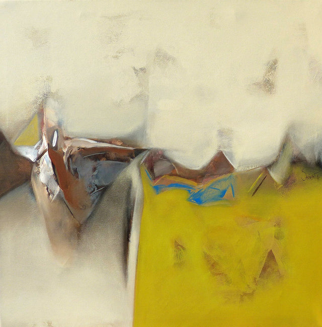 Nature X|Shrikant Lalasaheb Kadam- Acrylic on Canvas, 2015, 36 x 36 inches