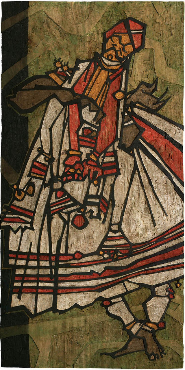 Performer 307|S. Mark Rathinaraj- Wood Carving, , 48 x 24 inches