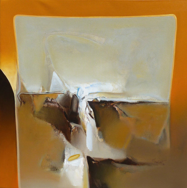 Nature XII|Shrikant Lalasaheb Kadam- Acrylic on Canvas, 2015, 36 x 36 inches