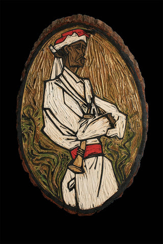 Performer 309|S. Mark Rathinaraj- Wood Carving, , 16 x 10.5 inches
