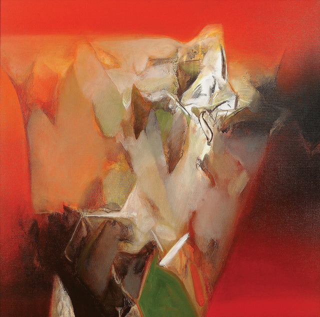 Nature XIII|Shrikant Lalasaheb Kadam- Acrylic on Canvas, 2014, 36 x 36 inches