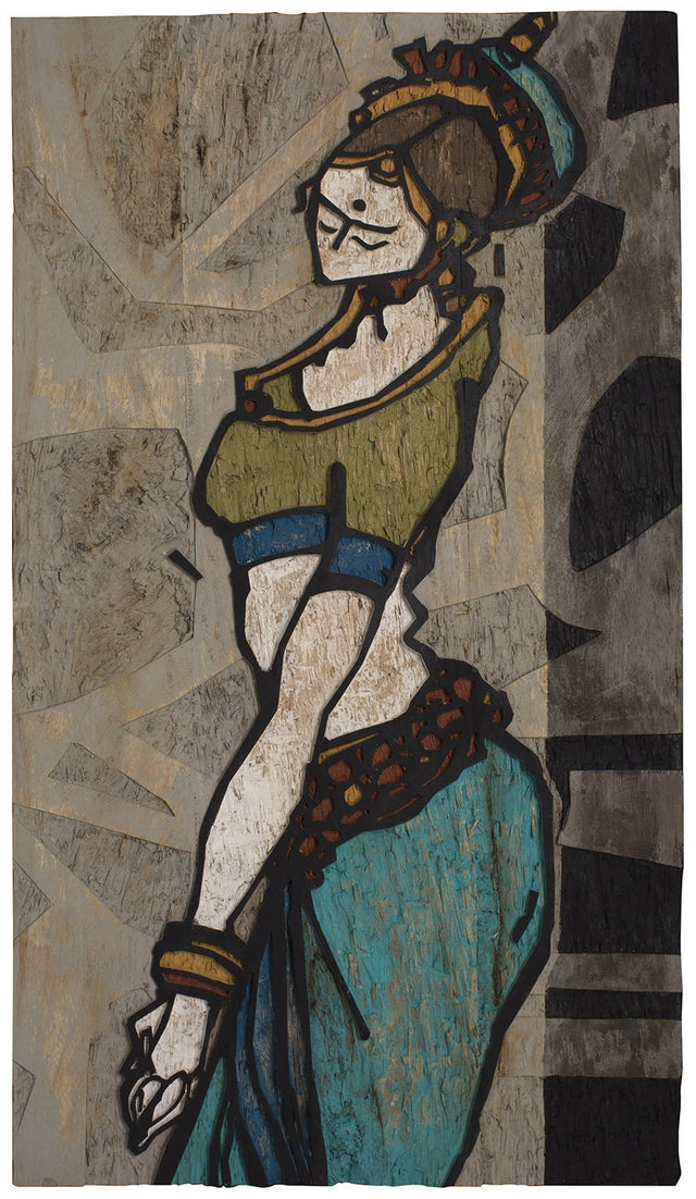 Performer 317|S. Mark Rathinaraj- Wood Carving, , 34 x 20 inches