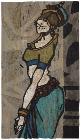 Performer 317|S. Mark Rathinaraj- Wood Carving, , 34 x 20 inches