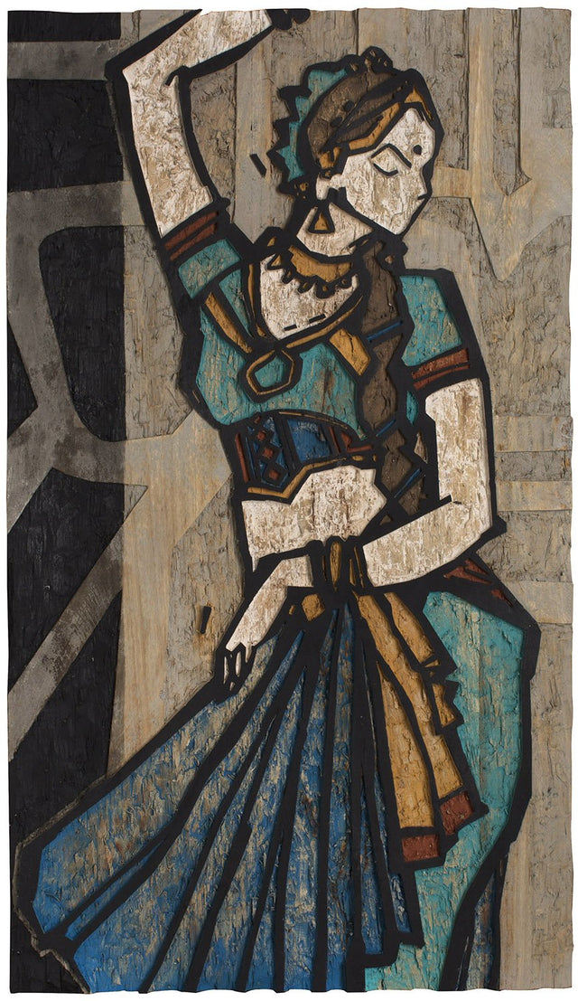 Performer 318|S. Mark Rathinaraj- Wood Carving, , 34 x 20 inches