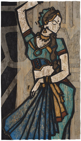 Performer 318|S. Mark Rathinaraj- Wood Carving, , 34 x 20 inches