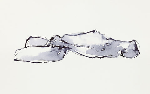 Yoga 36|S. Mark Rathinaraj- Pen and Ink on Paper, , 5.5 x 8.5 inches