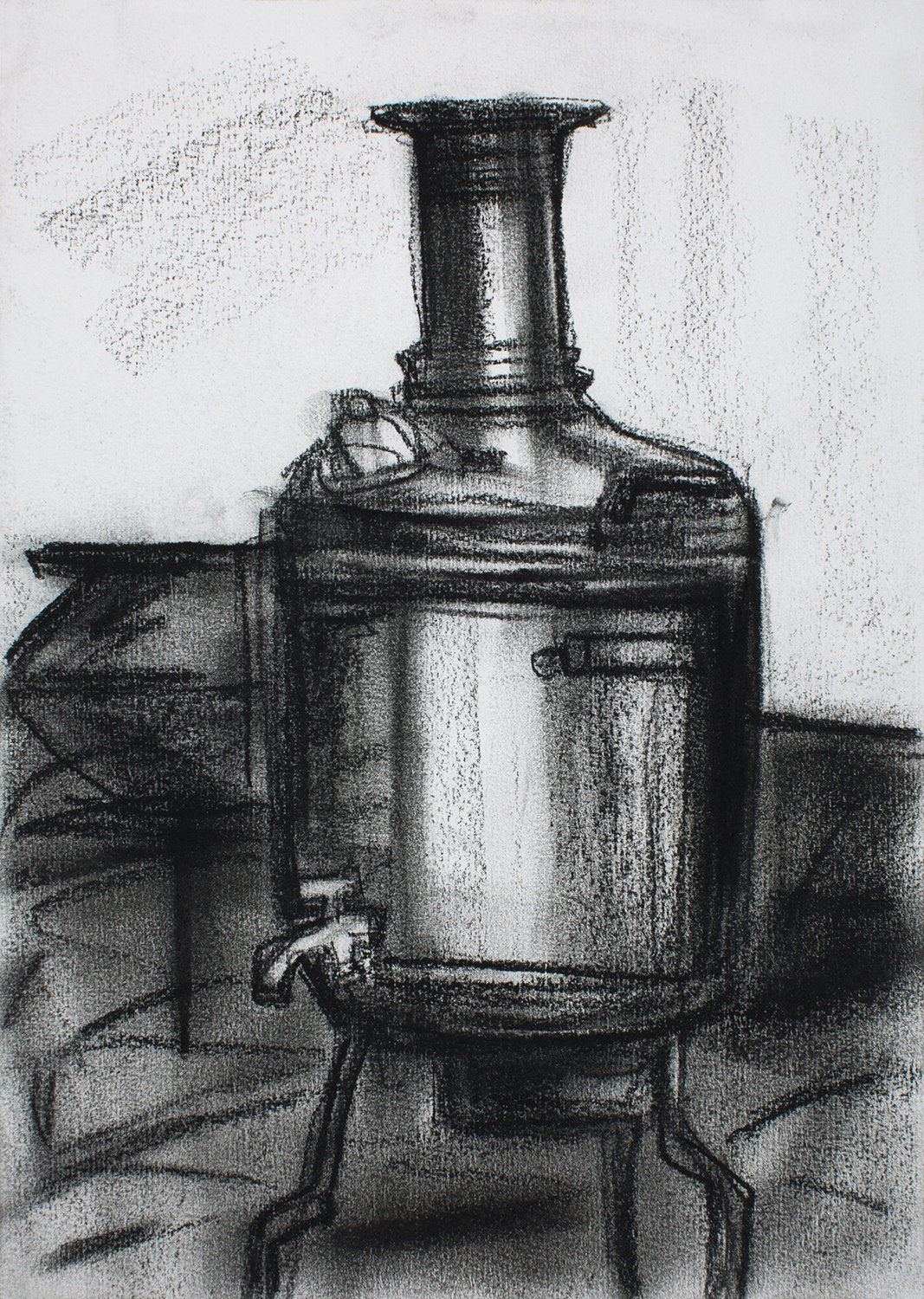 Still Life 24|S. Mark Rathinaraj- Charcoal on Board, , 11 x 8 inches