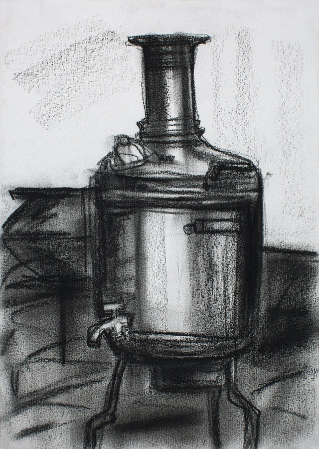 Still Life 24|S. Mark Rathinaraj- Charcoal on Board, , 11 x 8 inches