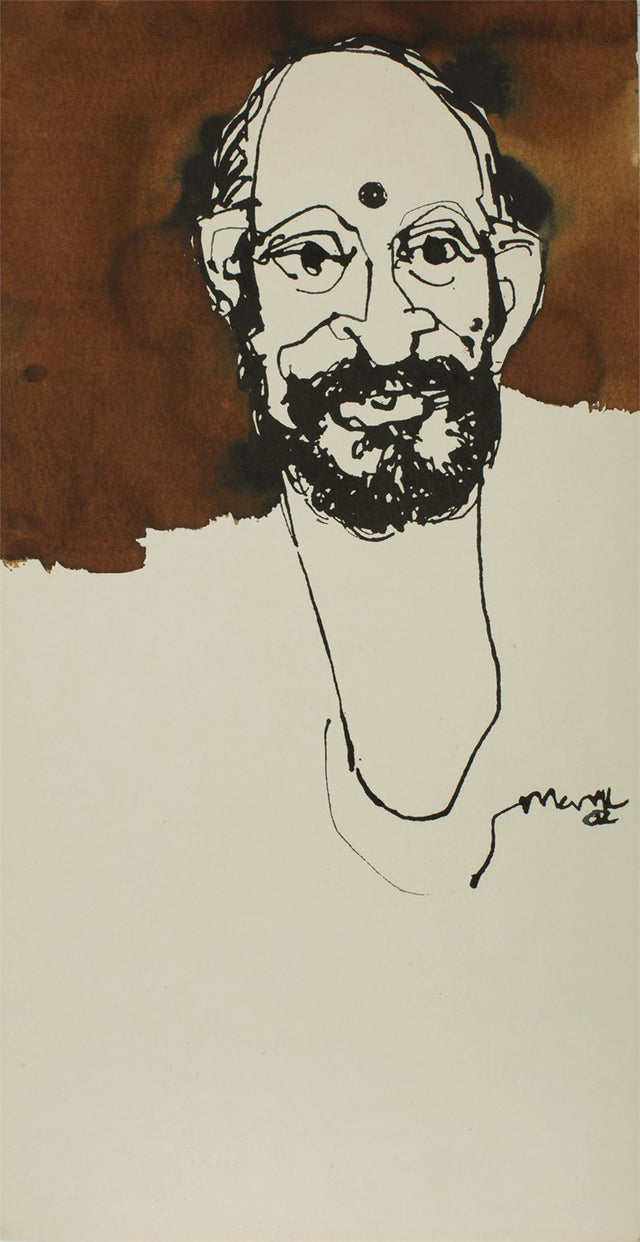 Neighbourhood 36|S. Mark Rathinaraj- Pen and Ink on Paper, , 12 x 10.5 inches