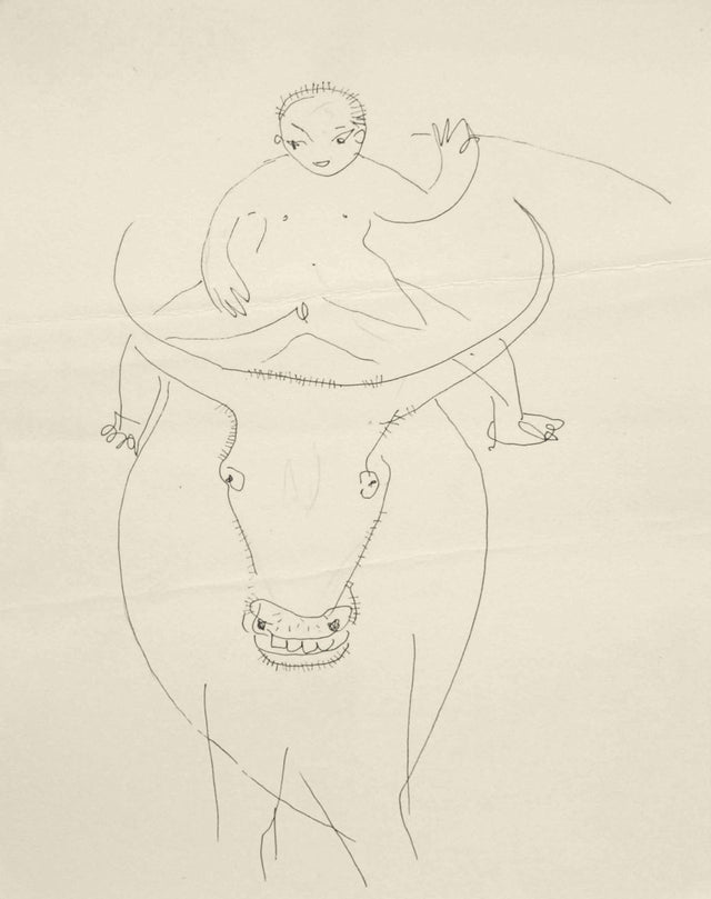 Beside of my dream 74|A. Vasudevan- Pen and ink on board, 2013, 9 x 7.5 inches