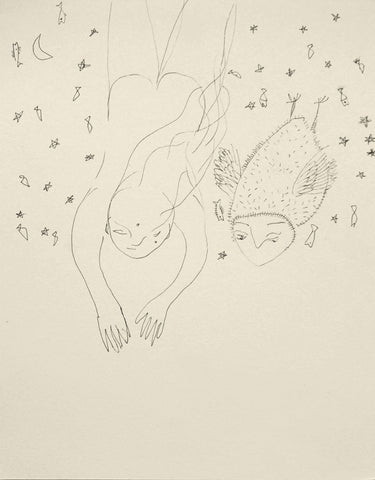 Beside of my dream 79|A. Vasudevan- Pen and ink on board, 2013, 9 x 7.5 inches