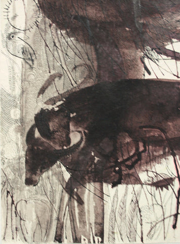 Beside of my dream 89|A. Vasudevan- Pen and Ink on Board, 2013, 14.5 x 10.5 inches