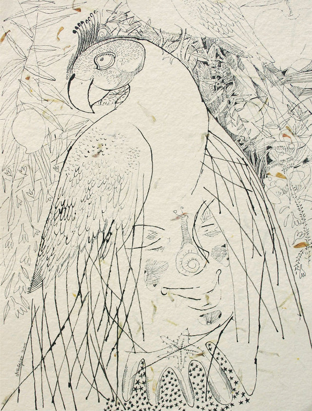 Beside of my dream 91|A. Vasudevan- Pen and Ink on Board, 2013, 14.5 x 10.5 inches