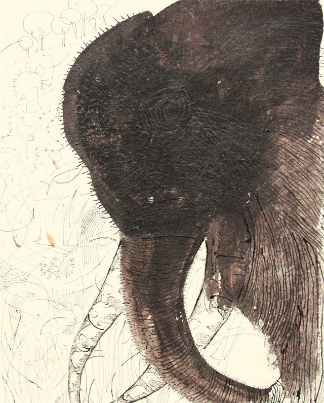 Beside of my dream 97|A. Vasudevan- Pen and Ink on Board, 2013, 14.5 x 10.5 inches