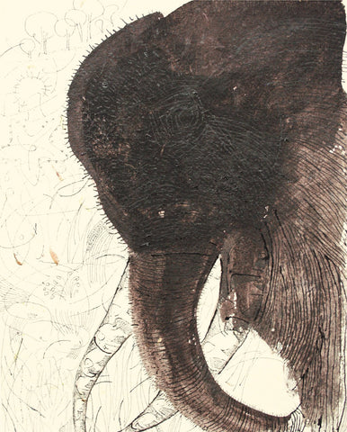 Beside of my dream 97|A. Vasudevan- Pen and Ink on Board, 2013, 14.5 x 10.5 inches