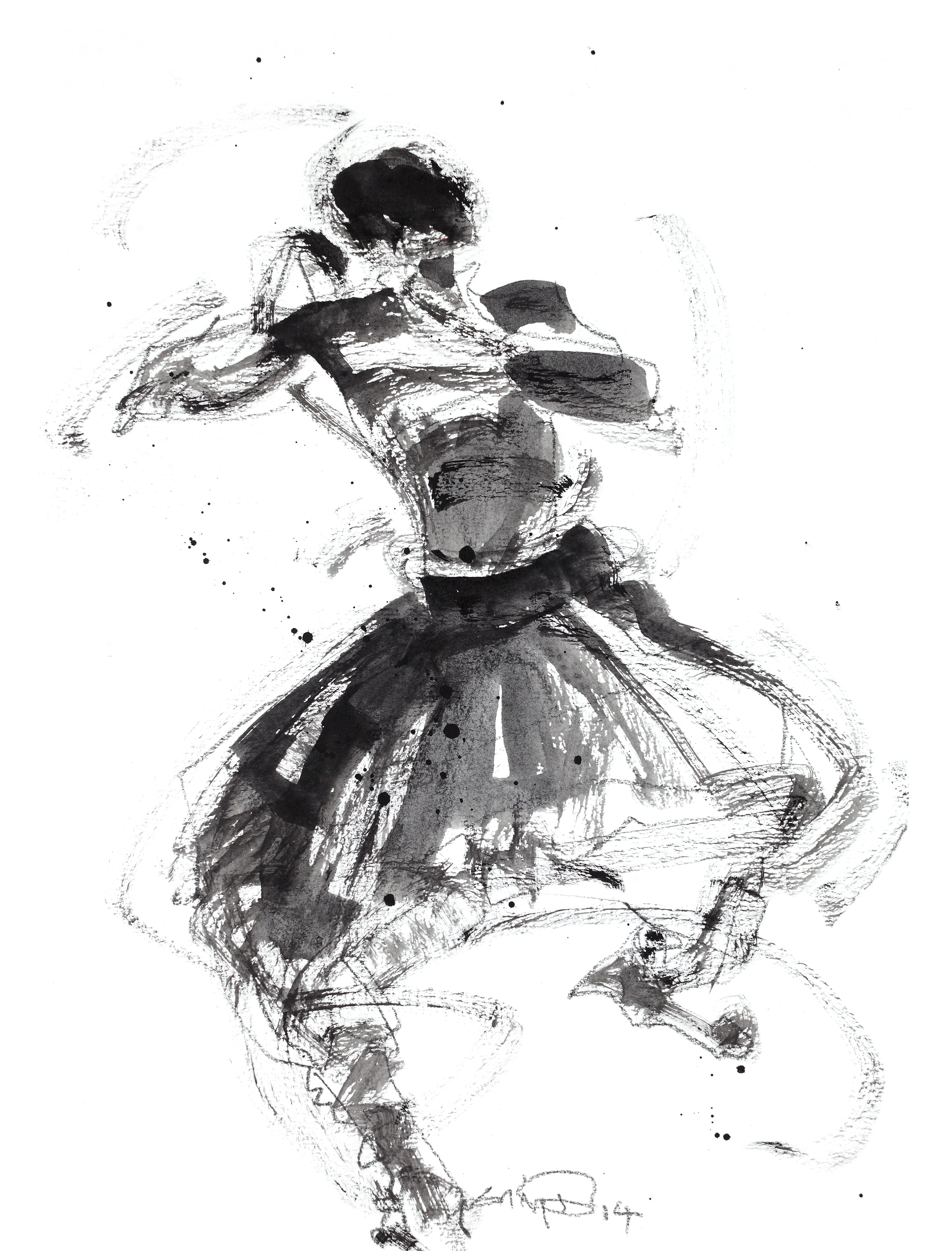 Performer 106|S. Mark Rathinaraj- Black Carbon on Board, ,  12 x 9 inches