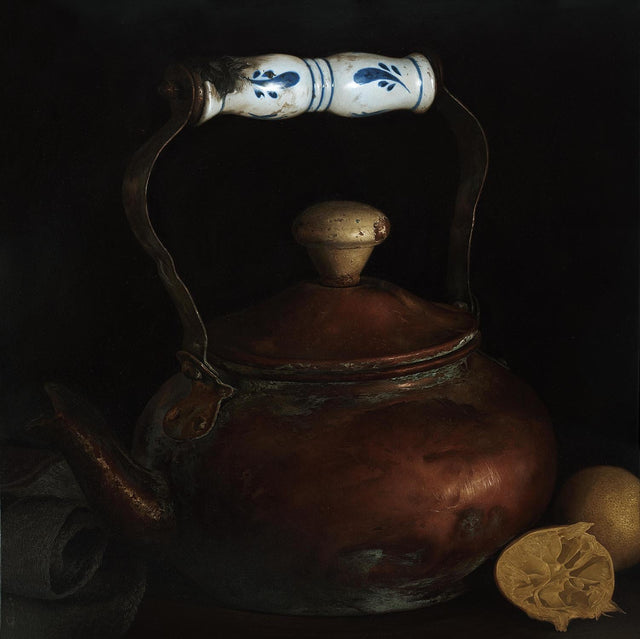 Still Life 4|B. Venkatesan- Oil on Canvas, 2016, 36 x 36 inches