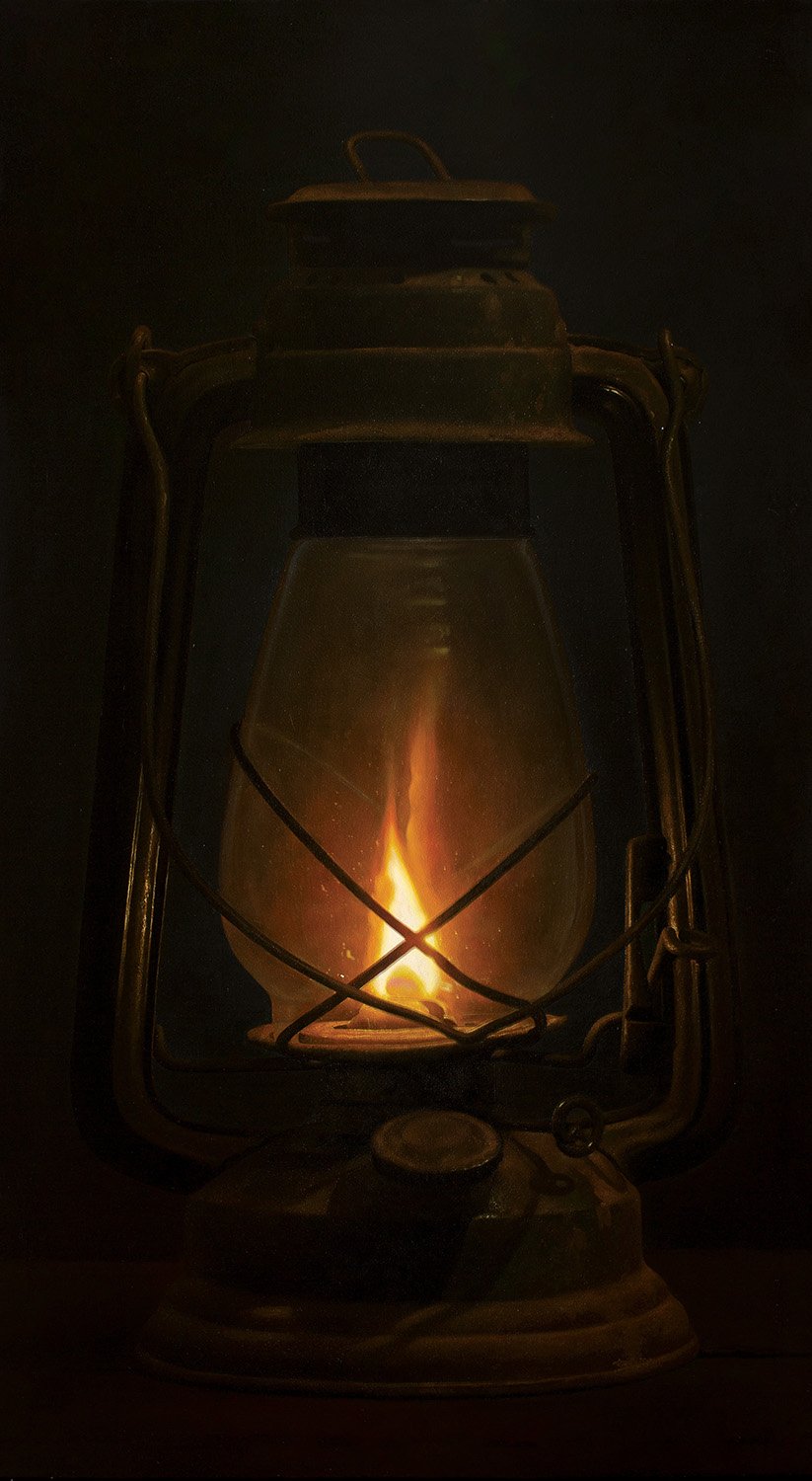 Still Life 7|B. Venkatesan - Oil on Canvas, 2015, 54 x 30 inches