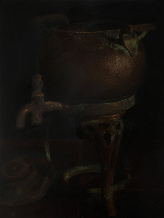 Still Life 8|B. Venkatesan- Oil on Canvas, 2016, 48 x 36 inches