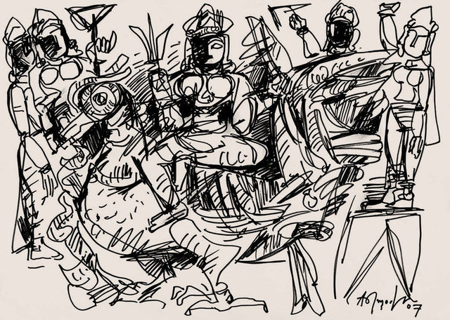 Untitled 92|K.M. Adimoolam- , ,