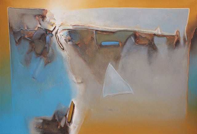 Nature 17|Shrikant Lalasaheb Kadam- Acrylic on Canvas, 2016, 48 x 72 inches