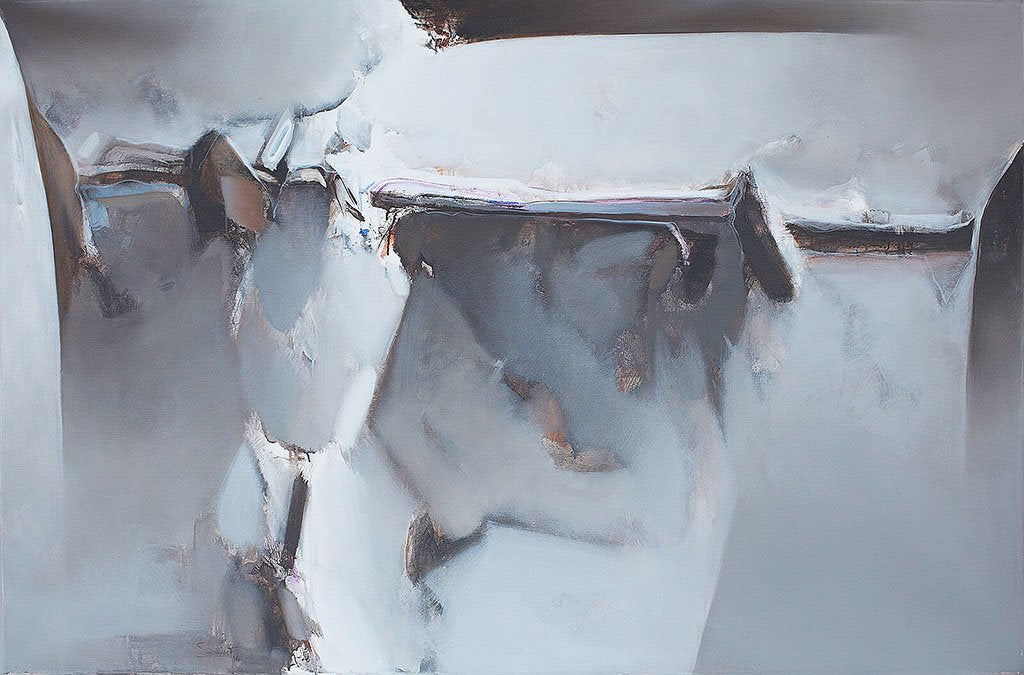 Nature 19|Shrikant Lalasaheb Kadam- Acrylic on Canvas, 2016, 48 x 72 inches