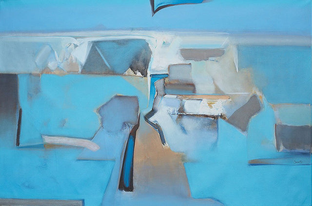Nature 20|Shrikant Lalasaheb Kadam- Acrylic on Canvas, 2016, 48 x 72 inches