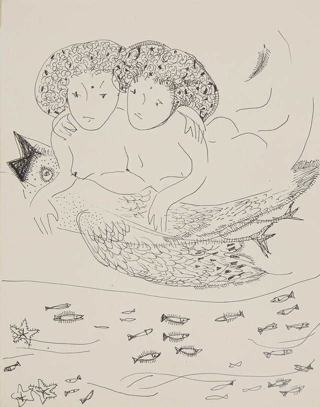 Beside of my Dream 126|A. Vasudevan- Pen and ink on board, 2013, 9 x 7 inches