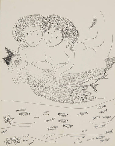 Beside of my Dream 126|A. Vasudevan- Pen and ink on board, 2013, 9 x 7 inches