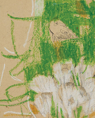 Beside of my Dream 136|A. Vasudevan- Pen and ink on board, 2013, 7 x 5 inches