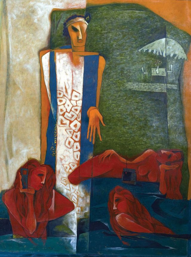Avtar|L.N. Rana- Oil on Canvas, 2010, 48 x 36 inches