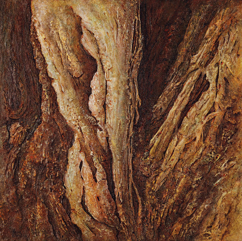 Tree Diary 3|A.P. Marskanna- Mixed Media on Canvas, 2013, 36 x 36 inches