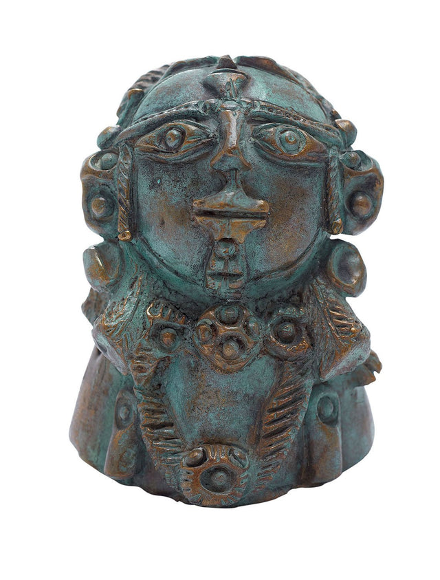 Untitled 2|Laxma Goud- Bronze, 2007, 5 x 4 x 4 inches