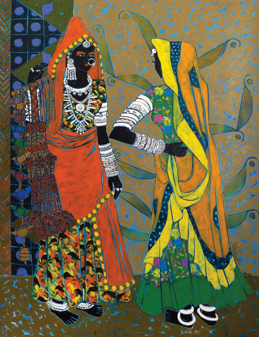 Serene Harmony 38|Anuradha Thakur- Acrylic on Canvas, 2013, 48 x 36 inches