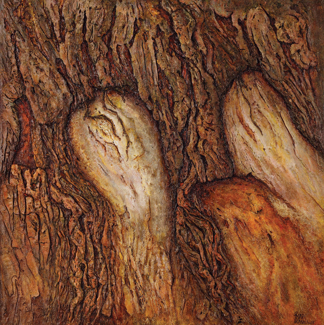 Tree Diary 4|A.P. Marskanna- Mixed Media on Canvas, 2013, 36 x 36 inches