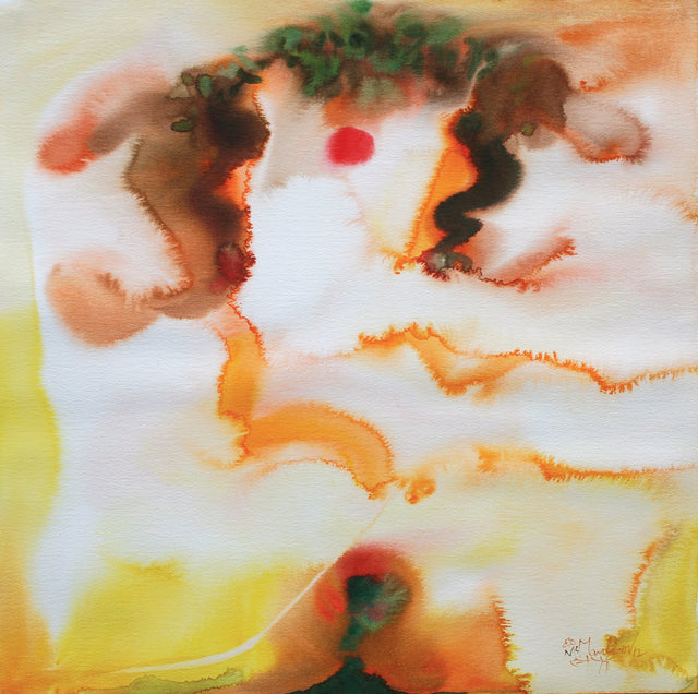 Ganesha 18|N.S. Manohar- Water colour on Board, 2012, 21.5 x 21.5 inches