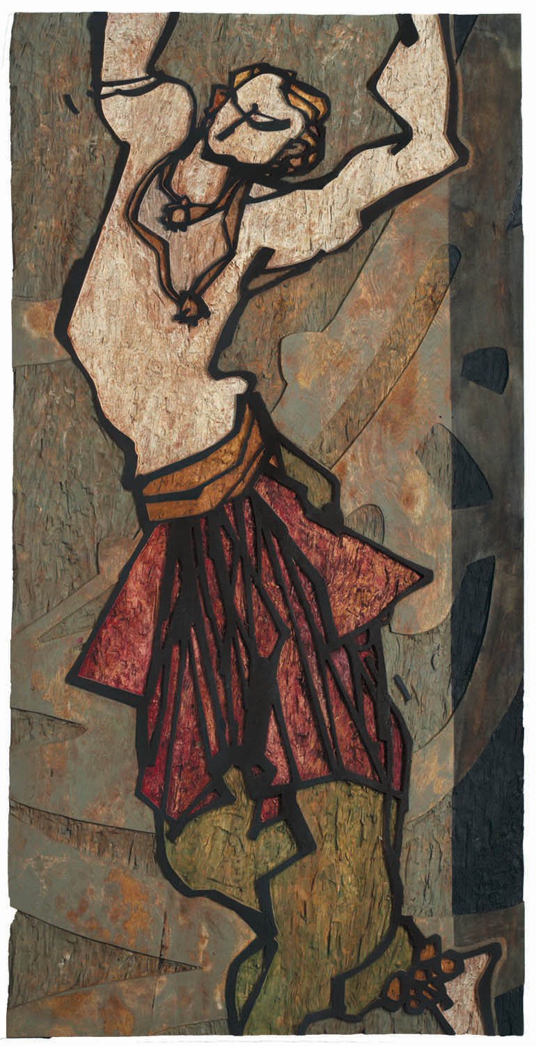 Performer 308|S. Mark Rathinaraj- Wood Carving, , 48 x 24 inches