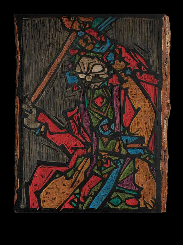 Performer 313|S. Mark Rathinaraj- Wood Carving, , 13 x 10 inches